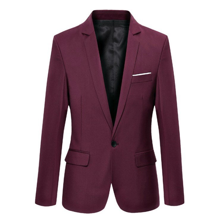 Slim Fit Mens Casual Suit Jacket – Multi-Color - Image 2